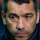 Giovanni van Bronckhorst says Rangers have 'a couple of doubts' ahead of the Europa League last 16 first leg tie against Red Star Belgrade. (Photo by Alan Harvey / SNS Group)