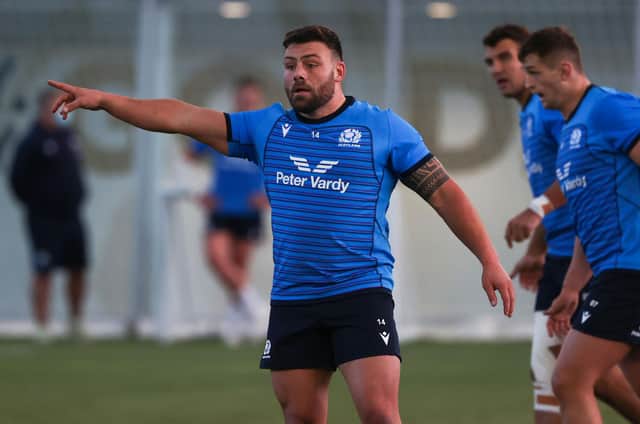 Rory Sutherland trained with Scotland last week. (Photo by Craig Williamson / SNS Group)