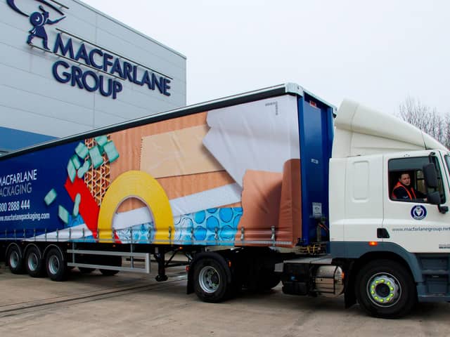 Glasgow based Macfarlane Group is the largest supplier of protective packaging in the UK.