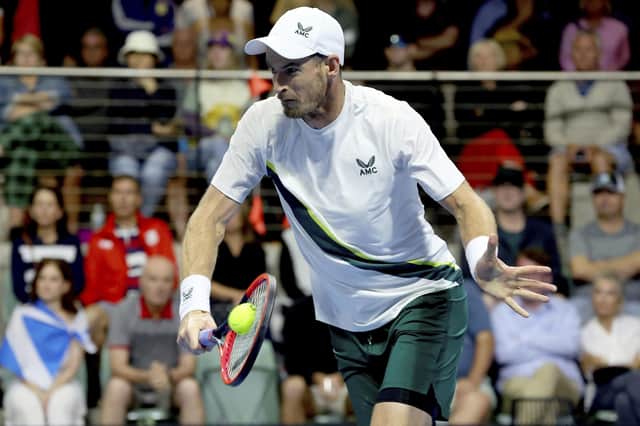 Andy Murray lost his first match of the year in Adelaide.