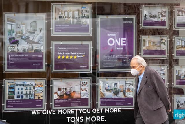 Some estate agents have reported record levels of interest as the housing market reopens, but extensive restrictions remain around viewings. Picture: Dominic Lipinski/PA Wire