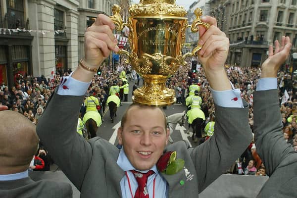 England’s 2003 World Cup winner Steve Thompson has been diagnosed with early-onset dementia.  (Photo by David Rogers/Getty Images)