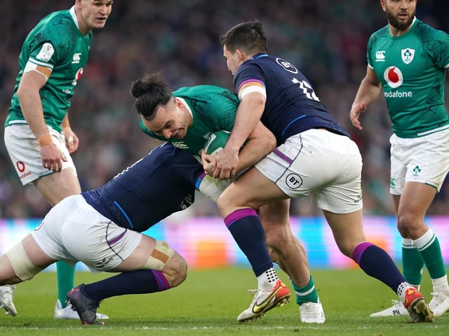Tenacious display and he tried to disrupt Ireland at the breakdown. 7