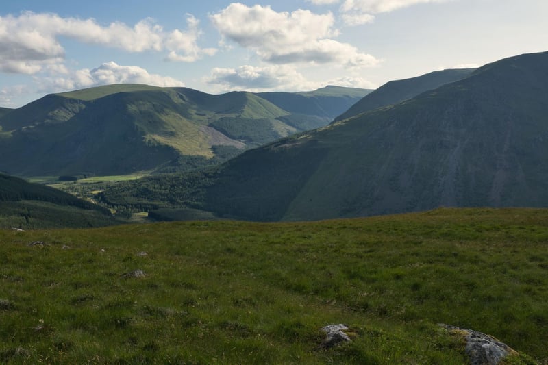 Another accessible adventure in the Cairngorms National Park, you can bag two Munros for the price of one by taking on the twin peaks of Mayar and Dreish, plus the bonus of a lovely walk through Glendoll Forest.