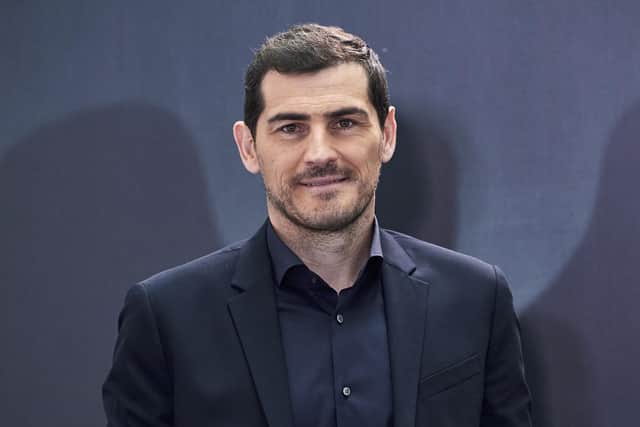Iker Casillas, the former Spain and Real Madrid goalkeeer, pictured in 2020.