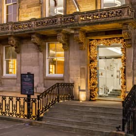 An external view of The Auction Rooms at 22 Queen Street in Edinburgh's New Town. Picture by Angus Behm