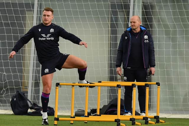 Stuart Hogg's captaincy is under threat and the pressure is increasing on Gregor Townsend. (Photo by Mark Runnacles/Getty Images)
