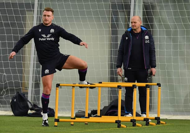 Stuart Hogg's captaincy is under threat and the pressure is increasing on Gregor Townsend. (Photo by Mark Runnacles/Getty Images)