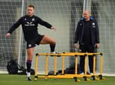 Stuart Hogg's captaincy is under threat and the pressure is increasing on Gregor Townsend. (Photo by Mark Runnacles/Getty Images)
