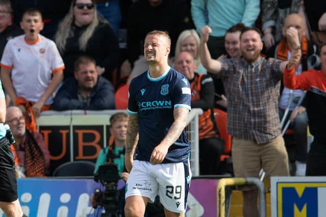 Leigh Griffiths endured a frustrating afternoon at Tannadice.