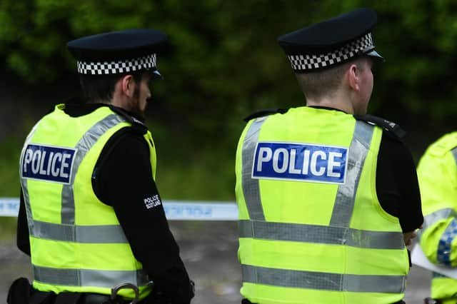 The operation involved an arrest in Glasgow.