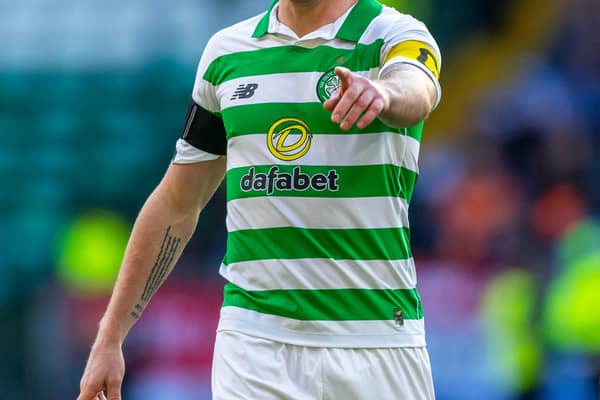 GLASGOW, SCOTLAND - DECEMBER 29:  Celtic’s Scott Brown during the Ladbrokes Premiership match between Celtic and Rangers at Celtic Park on December 29, 2019 in Glasgow, Scotland. (Photo by Bill Murray / SNS Group)