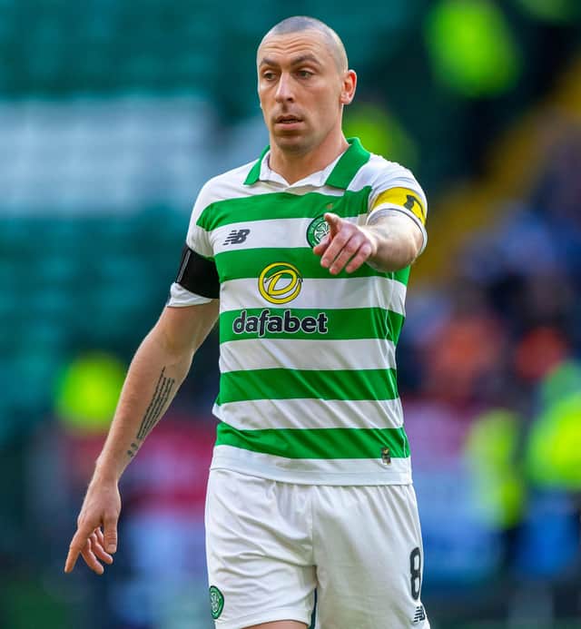 GLASGOW, SCOTLAND - DECEMBER 29:  Celtic’s Scott Brown during the Ladbrokes Premiership match between Celtic and Rangers at Celtic Park on December 29, 2019 in Glasgow, Scotland. (Photo by Bill Murray / SNS Group)