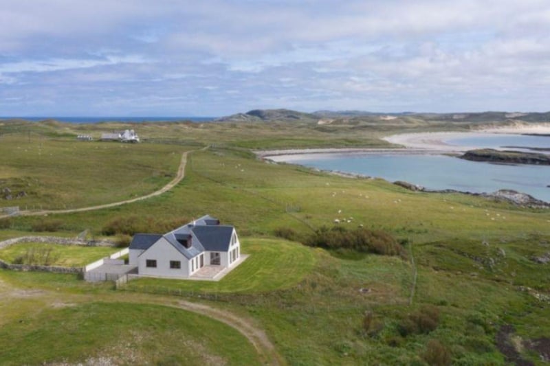 The owners of Caolas House, a stunning coastal property on the Inner Herbridean Island of Coll, are looking for offers over £850,000 for the six bedroom property with dramatic views over the Treshnish Islands to Mull. It also comes with 58.94 acres of coastal grazing land. For more details contact Strutt and Parker.