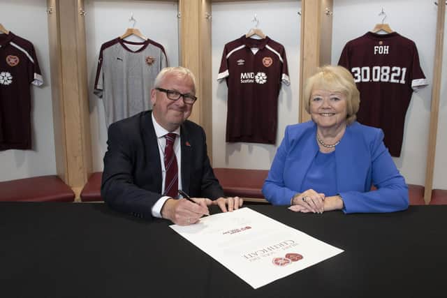 Foundation of Hearts chairman Stuart Wallace has announced he will be stepping down from  his position at the end of May. (Photo by Paul Devlin / SNS Group)