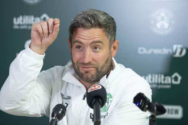 Lee Johnson says the ball was in play for only 41 minutes when Hibs defeated St Johnstone last weekend.