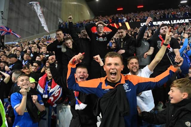 Rangers' European atmosphere is an Ibrox element USG 'haven't taken on board' says John Lundstram. (Photo by ANDY BUCHANAN/AFP via Getty Images)