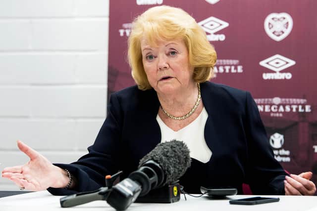 Hearts owner Ann Budge. Picture: SNS