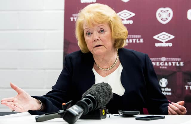 Hearts owner Ann Budge. Picture: SNS