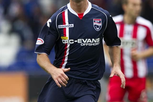 Kettlewell went through the pain barrier while playing for Ross County.