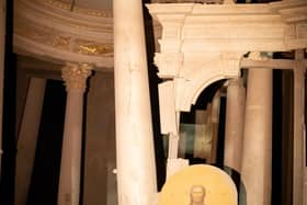 The Orthodox Cathedral in Odesa was badly damaged in the attacks.