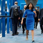 Suella Braverman, Secretary of State for the Home Department attends day three of the Conservative Party Conference in Birmingham.