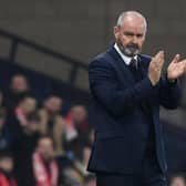 Steve Clarke will watch the World Cup draw this week but insists he is 'not too bothered' until Scotland qualify. (Photo by Craig Foy / SNS Group)