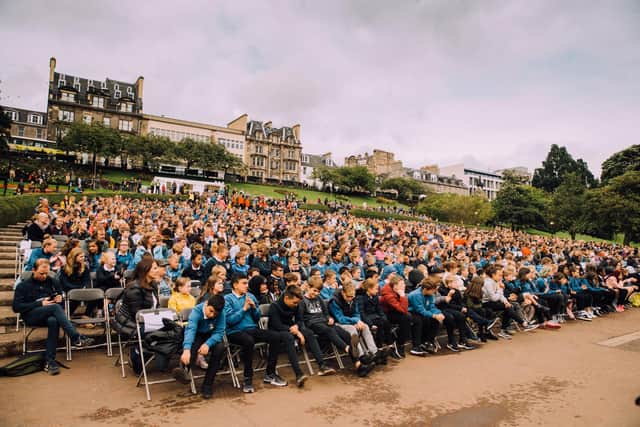 West Princes Street Gardens will be transformed for a two-day celebration of 'the joy of music-making.' Picture: Ryan Buchanan