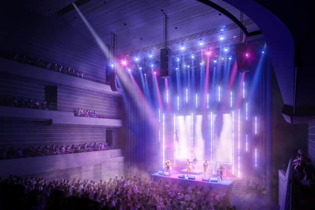 The main auditorium at the new concert hall with have a capacity of 1000.