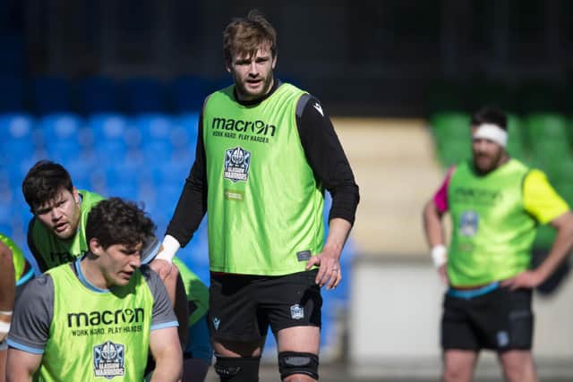 Richie Gray is back in the Glasgow Warriors team after recovering from a rib injury. (Photo by Ross MacDonald / SNS Group)