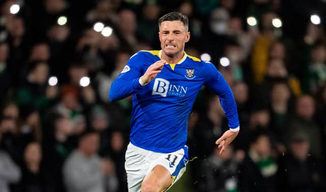 St Johnstone forward Michael O'Halloran.