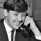 Bruce Cannon as a young reporter