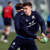 A neck injury ended Cameron Redpath's Six Nations campaign early.  (Photo by Craig Williamson / SNS Group)
