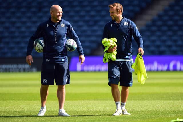 Mike Blair says he has had his eyes opened as to how hard Scotland head coach Gregor Townsend works. Picture: Andy Buchanan/AFP via Getty Images