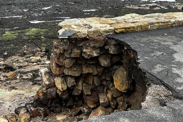 The repair work is estimated to cost half a million pounds (pic: St Andrews Harbour Trust)