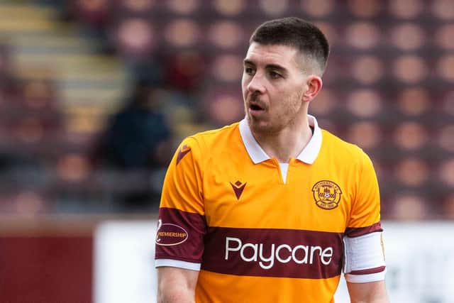 Motherwell centre-back Declan Gallagher. Picture: SNS