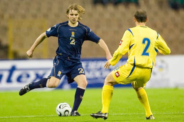Robbie Neilson made his Scotland debut in 2006.