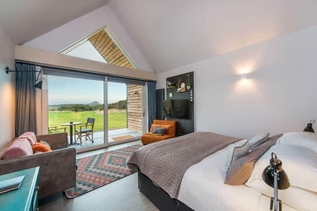 Whitekirk Hill lodge bedroom