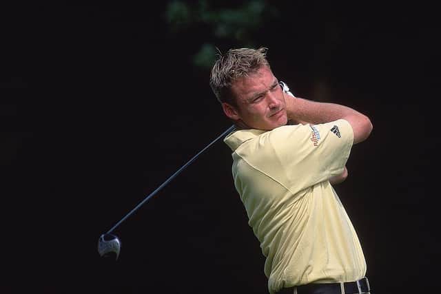 Lorne Kelly pictured in his playing days in the Charles Church European Challenge Tour Championship at Bowood Golf & Country Club in Wiltshire. Picture: Stephen Munday /Allsport.