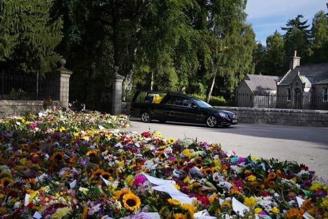 The Queen's coffin begins its lengthy journey at Balmoral Castle (Photo: Michael Gillen)