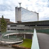 A spiral ramp leading to the town centre. Picture: John Devlin