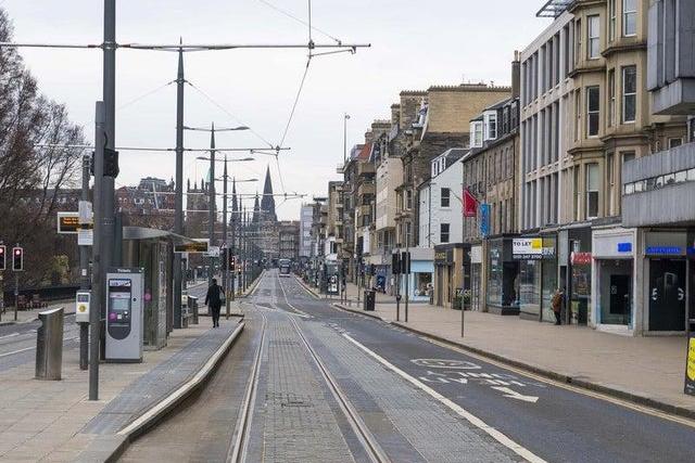 The Princes Street, Leith Street and Old Town area is third, having recorded 70 cases of Covid-19 between January 29 and February 4. This area has a population of 6,851 people.