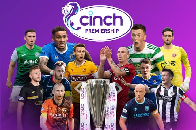 Cinch are the principal sponsors of the SPFL Premiership.