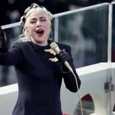 Lady Gaga performs the National Anthem during the 59th Presidential Inauguration for President-elect Joe Biden and Vice President-elect Kamala Harris in January 2021 (Photo: Greg Nash - Pool/Getty Images)