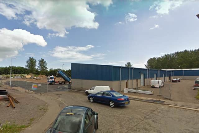 Two businesses were targeted in Matthew Kerr Place at the Kirkton Industrial Estate, Arbroath, between 12am and 1.30am on Saturday, June 5.