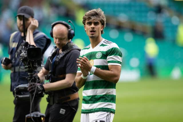 The Portuguese winger has warned league rivals Celtic are hungry to get better.  (Photo by Alan Harvey / SNS Group)