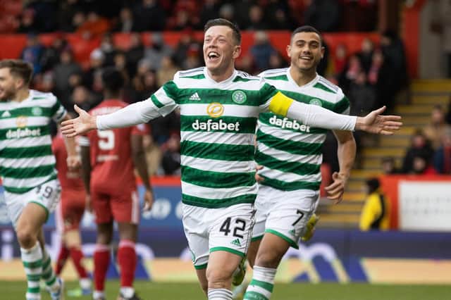Callum McGregor returned to the Celtic starting XI and scored the only goal of the game against Aberdeen at Pittodrie.