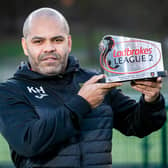 Former Albion Rovers manager Kevin Harper was awarded the Ladbrokes League Two Manager of the Month award for March in 2019. Pic: SNS Group Roddy Scott