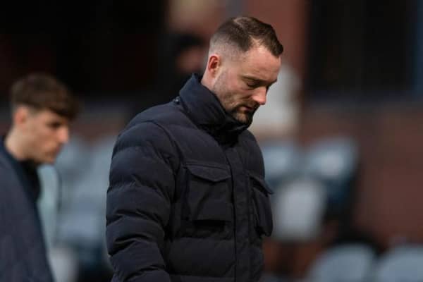 Dundee manager James McPake led his side to wins over Hearts and Peterhead before his departure from the Dark Blues.  (Photo by Mark Scates / SNS Group)