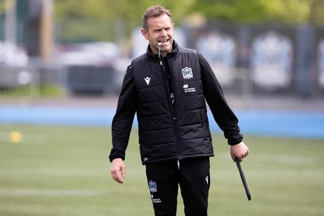 Glasgow coach Danny Wilson takes encouragement from his side's win over Edinburgh at Scotstoun in March. (Photo by Alan Harvey / SNS Group)